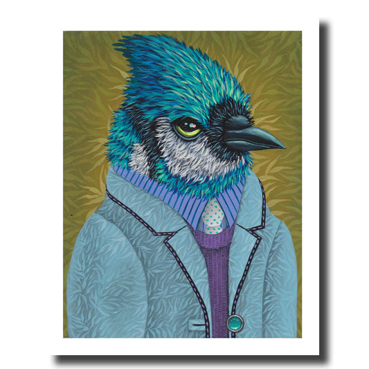 REPRODUCTION-"Garden Portraits-Blue Jay"