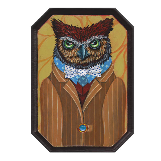ORIGINAL-"Great Horned Owl #34"