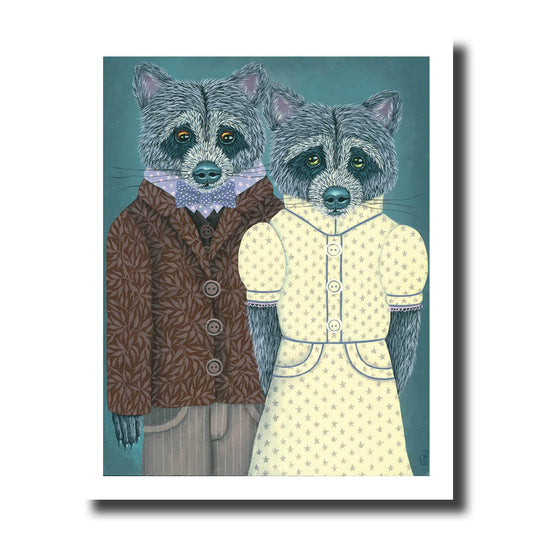 REPRODUCTION-"Coonie Couple"
