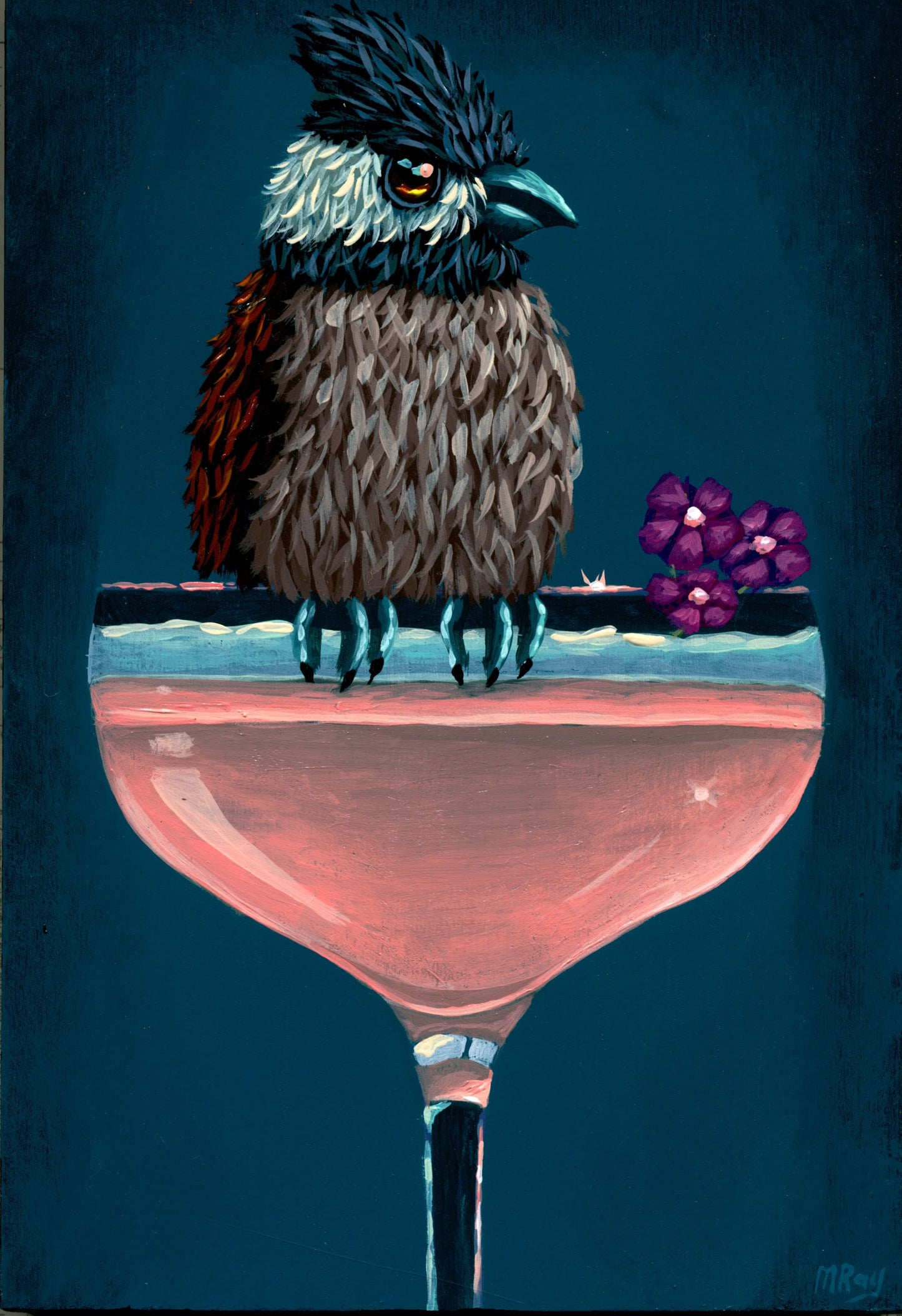 ORIGINAL-"Light Pink Cocktail"